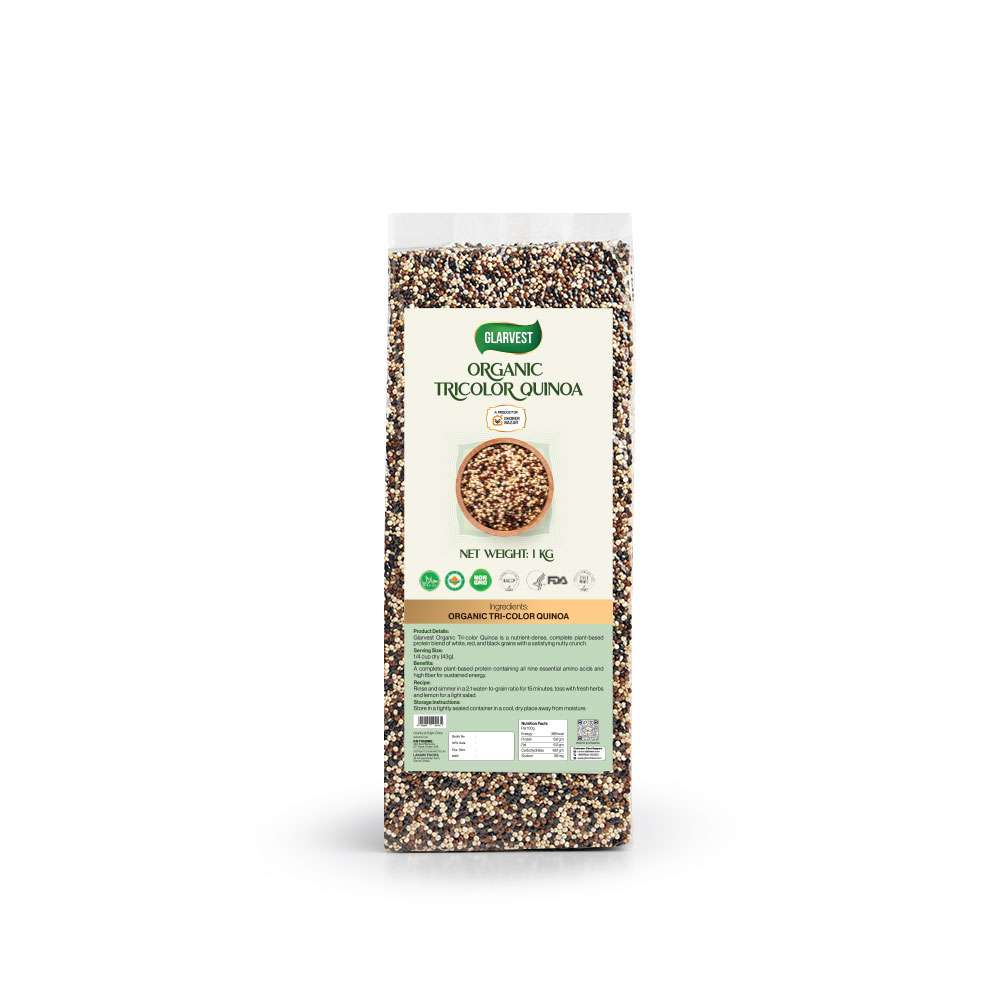 Glarvest Organic Tri-color Quinoa 1 Kg